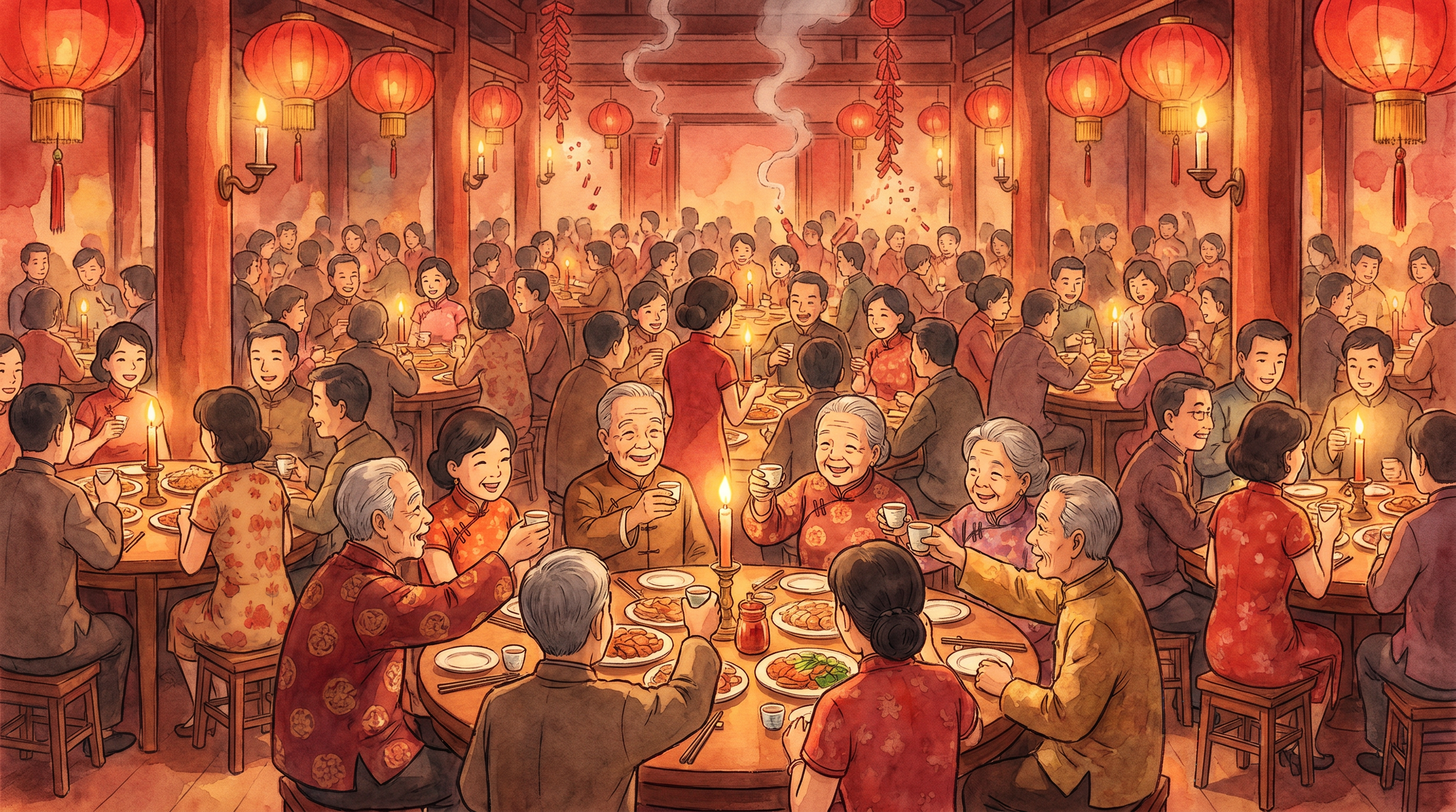 千人春茗宴,薪火相傳