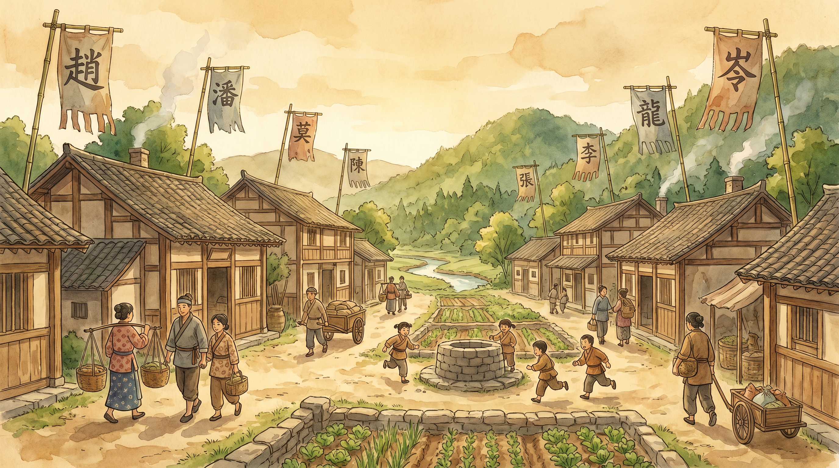 八姓聚居,絕無僅有